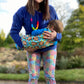 Bex Blue Breastfeeding Jumper - Stylish Mum