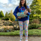 Bex Blue Breastfeeding Jumper - Stylish Mum