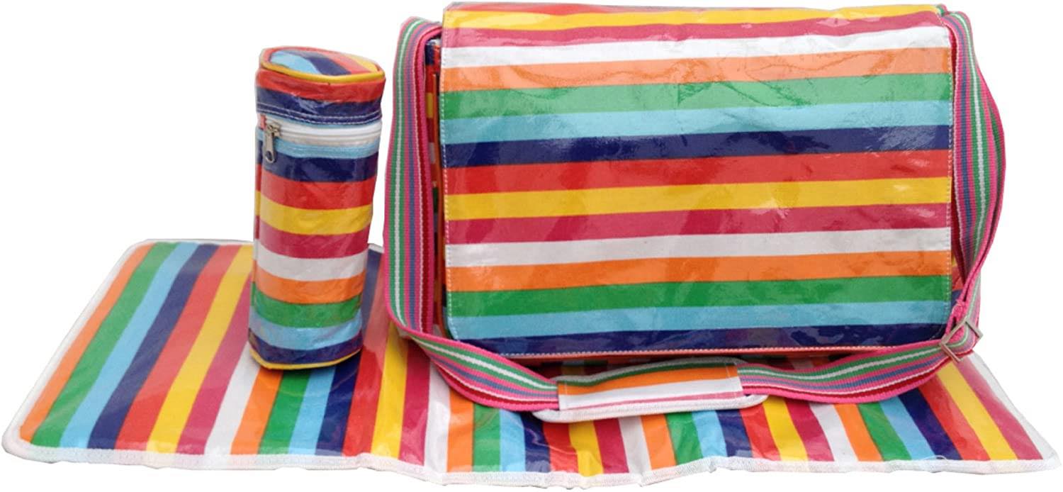 FLASH SALE Rainbow Changing Nappy Bag - Stylish Mum