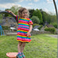 Hazel Rainbow Kid Dress - Stylish Mum