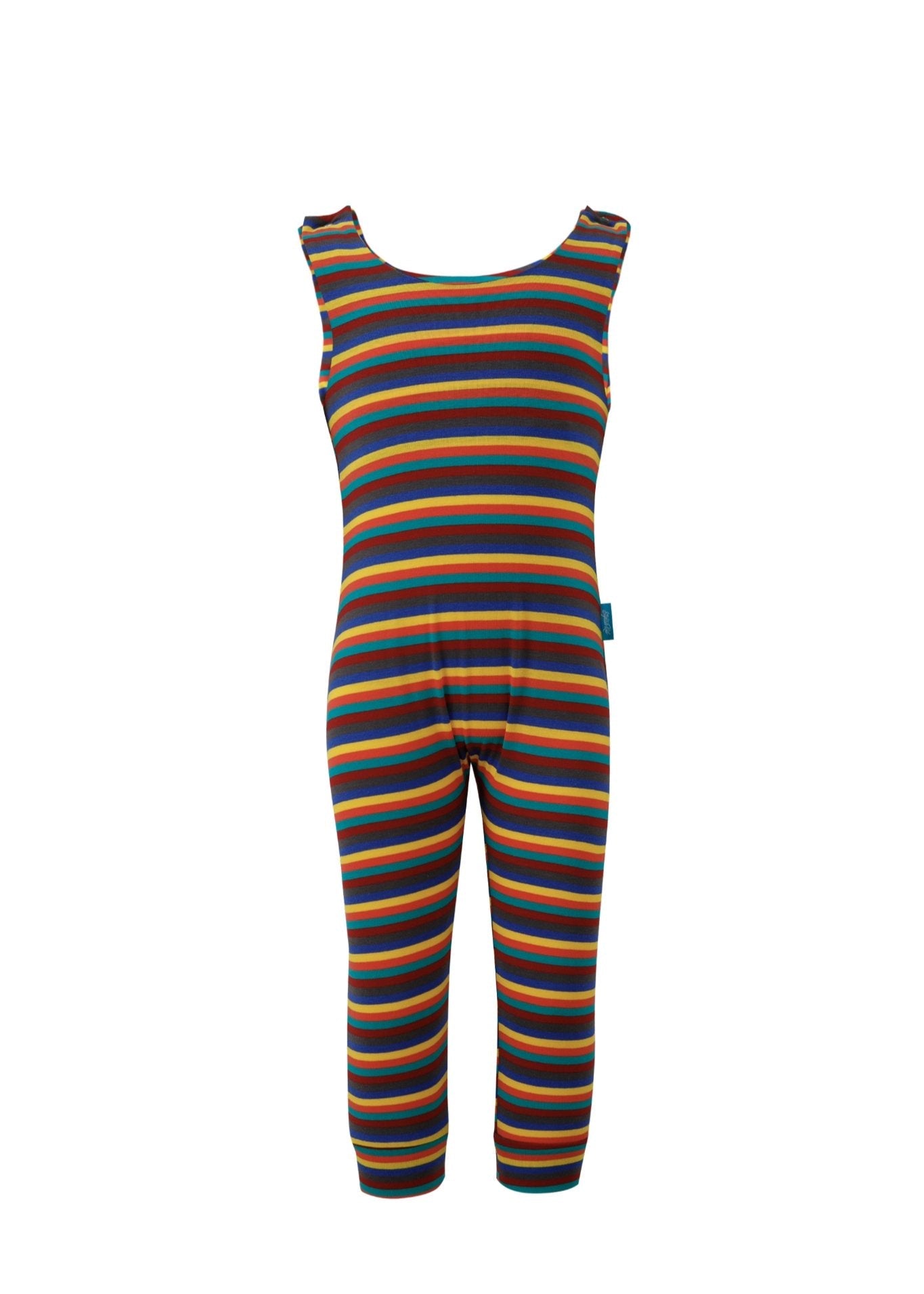 Hazel Stripe Dungarees - Stylish Mum