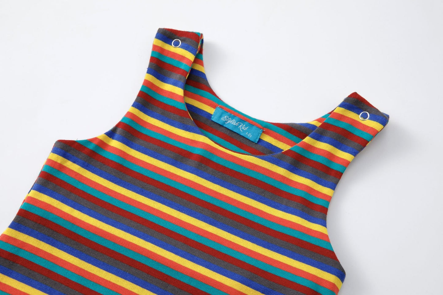 Hazel Stripe Dungarees - Stylish Mum