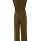 Kerry Khaki Breastfeeding Jumpsuit - Stylish Mum