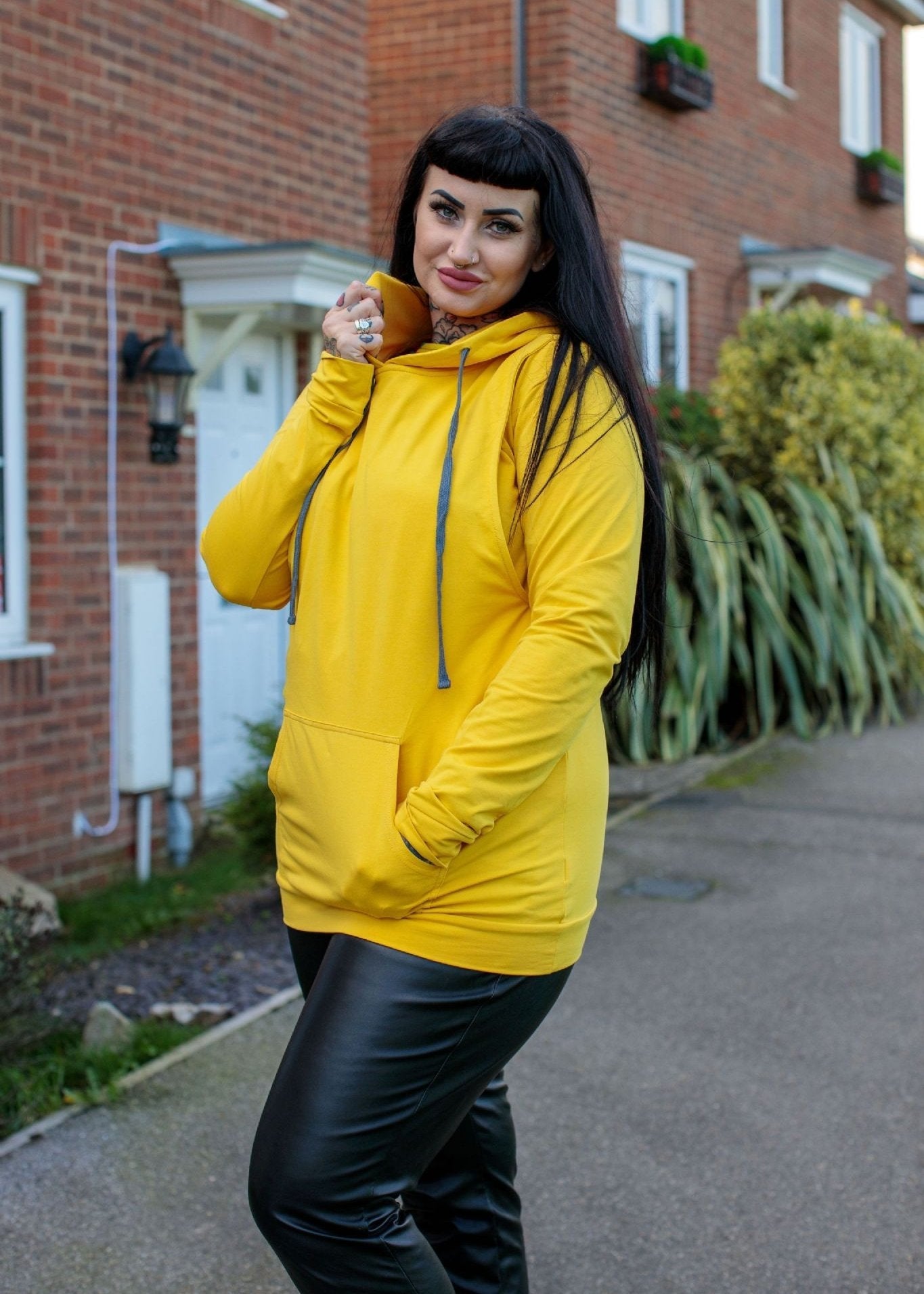 Mustard Breastfeeding Hoodie - Stylish Mum