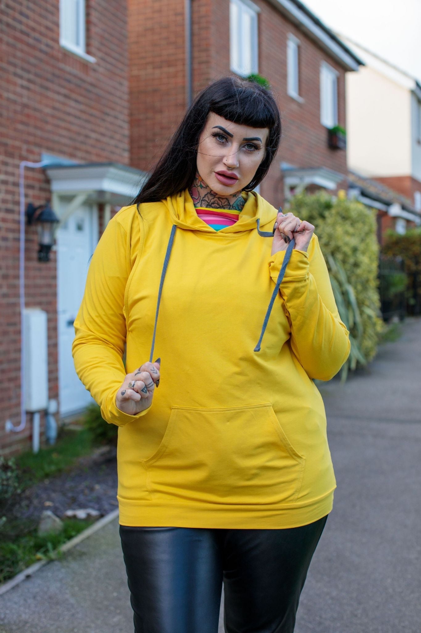 Mustard Breastfeeding Hoodie - Stylish Mum