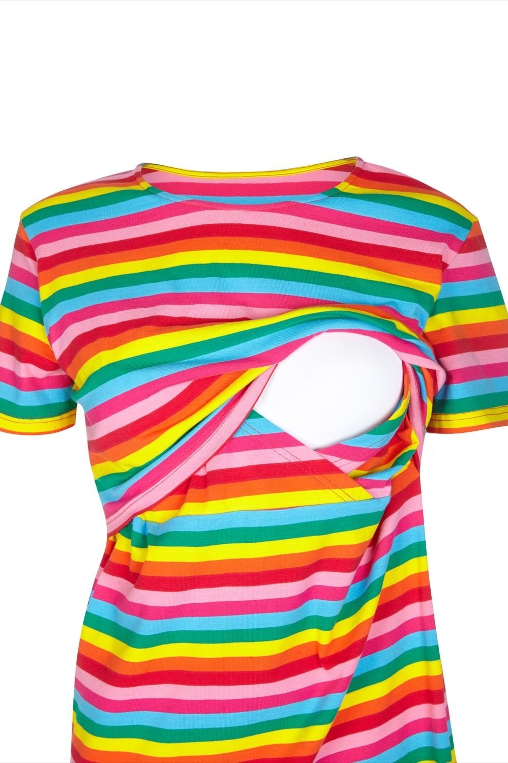 Rachael Rainbow Breastfeeding T-shirt - Stylish Mum