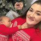 Red LOVE Breastfeeding Top - Stylish Mum