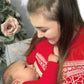 Red LOVE Breastfeeding Top - Stylish Mum