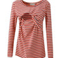 Rosie Stripe Breastfeeding Sweater - Stylish Mum for breastfeeding jumpers UK