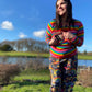 Roxy Rainbow Breastfeeding Top - Stylish Mum